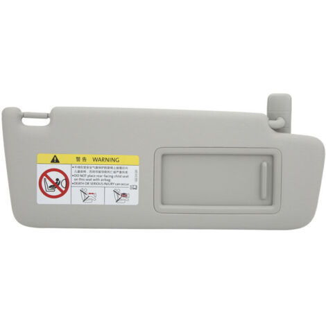 Jeffergarden Pare-soleil intérieur avant droit pour voiture 5GG857552, pièce de rechange en plastique ABS gris pour MK7 2014 – 2017