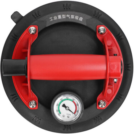Jeffergarden Ventouses Carrelage avec Manomètre,Ventouse Vitre Professionnelle avec Boîte à Outils Portable,Charge Maximale 100KG,Ventouses en Verre Pour Soulever de Vitre,Carrelage,Meubles (1/5)