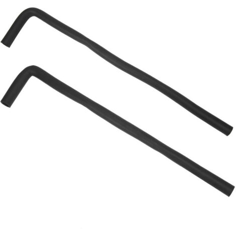 Jeffergarden 2 pièces tuyau de chauffage d'échange 90 degrés Kit de tuyau de chauffage moulé adapté pour Chevrolet série LS moteur 5/8in 3/4in ID (1/5)