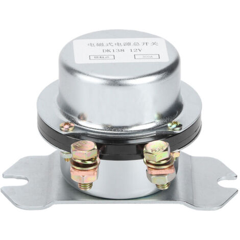 Jeffergarden Relais de commutateur de puissance totale de voiture 12V 300A, relais de pelle DK138 pour véhicules de machines de Construction (1/5)