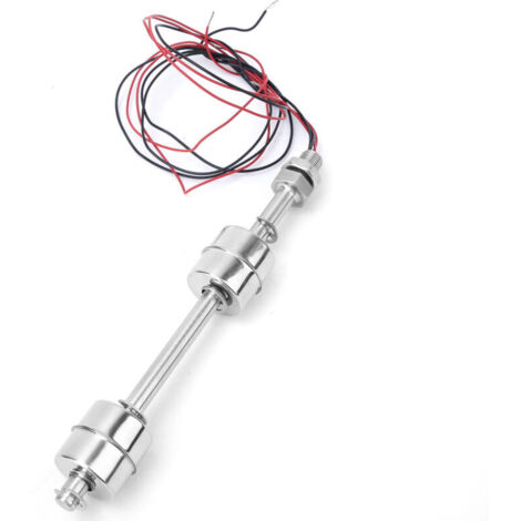 Jeffergarden – Interrupteur à flotteur double bille inox 150 mm – Capteur de niveau d'eau – Interrupteur Reed haute sensibilité – Pour réservoirs et piscines (1/5)