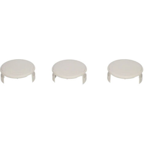 Jeffergarden 01 02 015 Couvercle de Bobine de Remplacement,Capuchons de Bobine faciles Installer en ABS 522994001 3 pices pour Coupe-Bordures Ryobi pour pelouse pour extrieur pour Jardin (1/5)