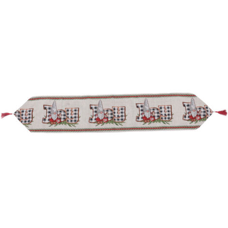 Jeffergarden Chemin de table de Nol réutilisable et lavable en tissu tricoté de 1,8 m de long pour vacances à la maison, café, type 2 (1/5)