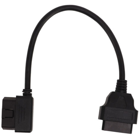 Jeffergarden Cble adaptateur OBD2, connexion Flexible et Stable, cble d'extension mle à femelle 16 broches pour voiture (1/5)