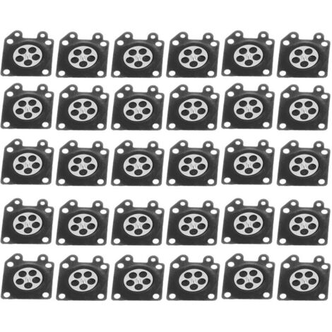 Jeffergarden 30 pièces/ensemble carburateur diaphragme joint trononneuse accessoire pour ZAMA 2500/3800/4500/5200/5800 (1/4)
