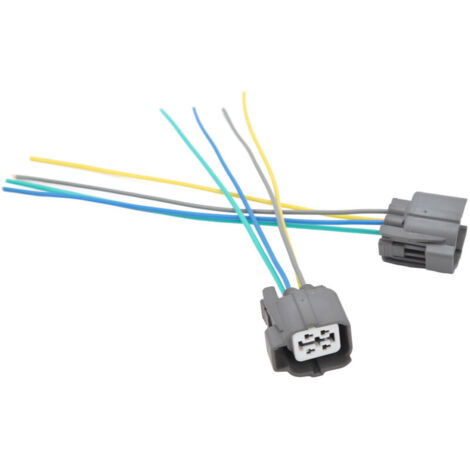 Jeffergarden 2 pièces connecteur de capteur O2 4 broches 6189-0132 faisceau de capteur d'oxygène queue de cochon pour Acura Civic CR-V Accord (1/5)