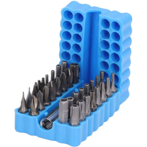Jeffergarden Kit d'outils à tige hexagonale de 33 pièces, embout de tournevis de sécurité 1/4 pouces pour la réparation et l'entretien (1/5)