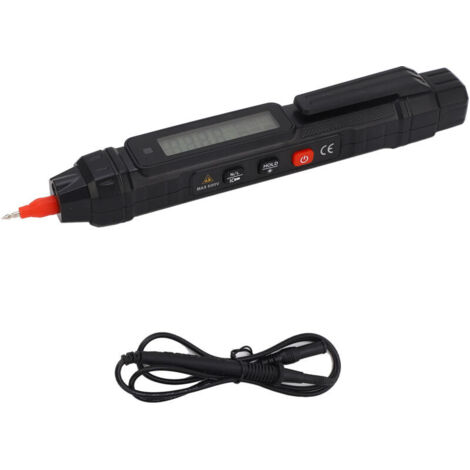 Jeffergarden Multimètre de type stylo 4 000 points, plage automatique, testeur de résistance de tension CC/CA, voltmètre (1/5)