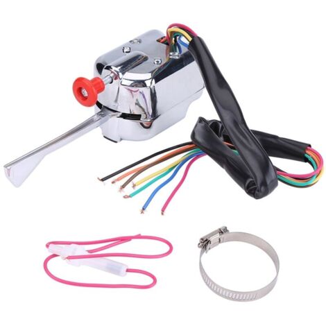 Jeffergarden Commutateur universel de clignotant de tige chaude de rue de 12V pour FORD BUICK GM (1/5)