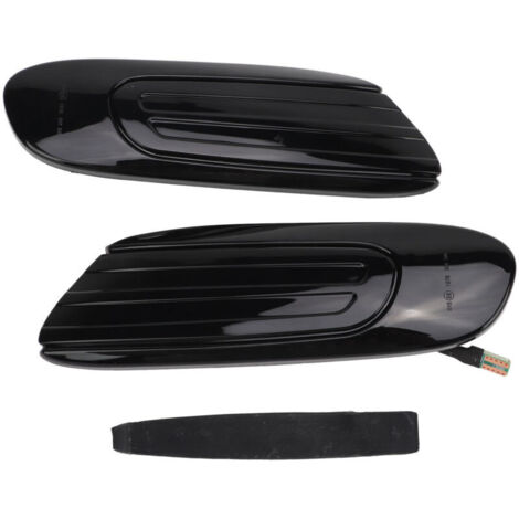 Jeffergarden Paire de feux de position latéraux, lentille fumée, éclairage ambre de remplacement pour COOPER F55 F56 F57 2014 2017 (1/5)