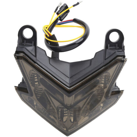 Jeffergarden Feu arrière LED pour moto, garde-boue arrière intégré adapté à KAWASAKI KCWDZ800/ZX6R 1315 (fauve) (1/5)