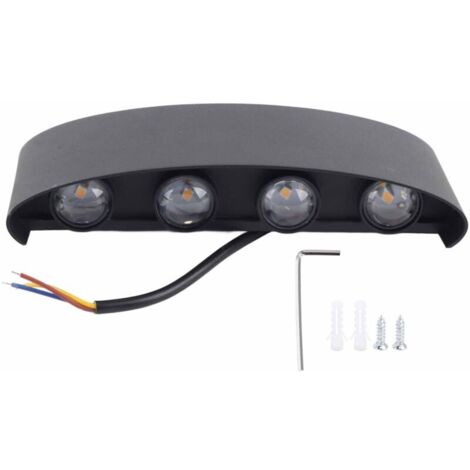 Jeffergarden Applique Murale LED 8W Lampes d'clairage Décoratives tanches pour Salon Chambre 85-265V (1/5)