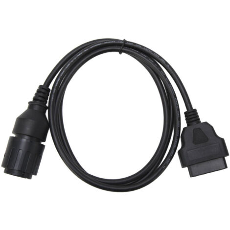 Jeffergarden Cble d'extension adaptateur OBD2 10 broches à 16 broches pour moto, outil de codage de Diagnostic de remplacement pour F650 pour ICOM D (1/5)