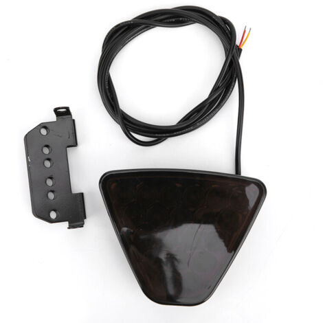 Jeffergarden Feu arrière de voiture 12 V, 20 LED, clignotant, feu de freinage et de recul, adapté aux motos, VTT, camions, SUV, noir (1/5)