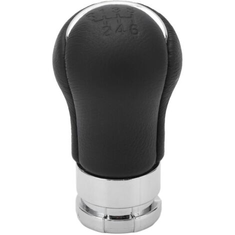 Jeffergarden Pommeau de Levier de Vitesse, 6 Vitesses 32 mm/1,26 po Pommeau de Vitesse à Installation Simple, Anti-âge, Sensation de Main Confortable, Haute résistance pour Accessoire d'intérieur de V (1/5)