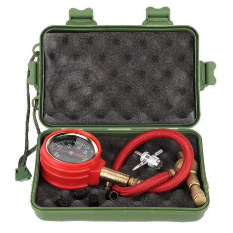 Jeffergarden Manomètre de pression d'air Portable pour pneus de voiture, testeur à cadran, haute précision (1/5)