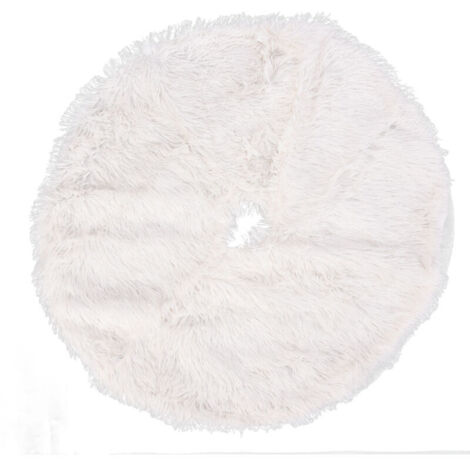Jeffergarden Jupe d'arbre de nol, tapis de sol, couverture de Base, tapis rond pour fête de nol, nouvel an, décoration de maison, 120CM (1/5)