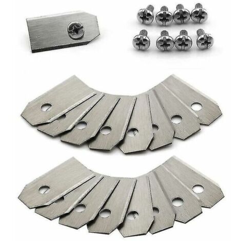 Lame de couteau en titane 30 pièces pour Husqvarna Automower, Gardena, Meec Silver..DEBUNS (1/5)