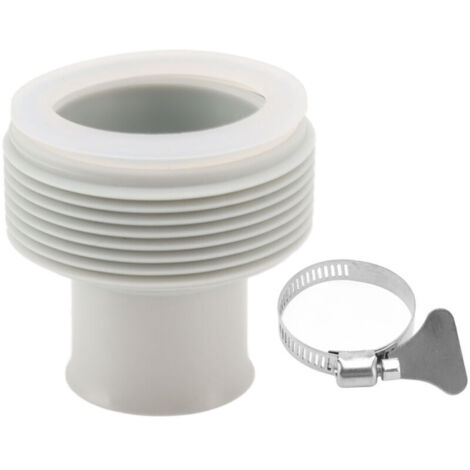 Manchette de tuyau de piscine, manchette filetée, raccord de tuyau de nettoyeur de piscine de remplacement pour Intex,de DEBUNS (1/5)