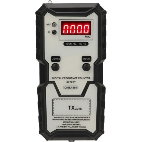 Testeur de Fréquence de Porte-clés à Affichage Numérique de Haute Précision – Détection Précise et Fiable du Signal Infrarouge, 100 M HZ à 1 G HZ,de DEBUNS (1/5)