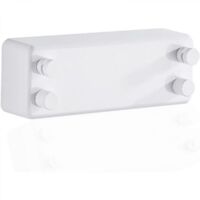 Ineasicer Corde à Linge RéTractable,Fil Linge Extensible RéGlable 4.2 m,Poteau Etendoir Linge Exterieur,Corde a Linge Exterieur,pour IntéRieur D'HôTel, Balcon-blanc