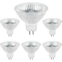 Ampoule Halogene GU5.3 35W 12V, Ampoule Spot Halogène MR16, pack de 6,Ampoule Spot Halogène MR16, pack de 6
