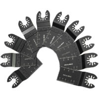 Lame d'accessoires pour outils électriques 10 pièces, ensemble de lames de scie au trésor universelles 10 pièces Ikodm