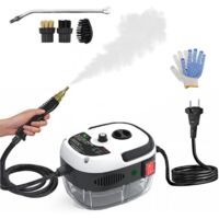 Jeffergarden Nettoyeur Vapeur à Main, Steam Cleaner 1500W, Nettoyant Vapeur Haute Pression, Nettoyeur Vapeur électriques pour la Maison, Machine a Nettoyage Vapeur pour Cuisine, Sols, La Voiture, Fenê