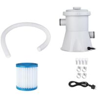 Jeffergarden ‌Pompe de Filtration pour Piscine – Kit Électrique, Pompe à Eau pour Nettoyage‌