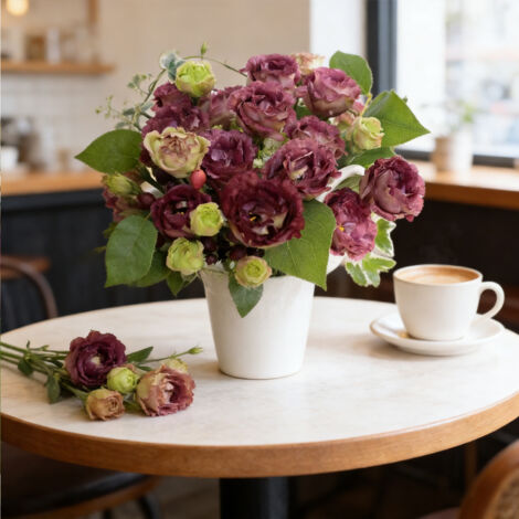 1000 Semi di Lisianthus Colore Tè – Eustoma Vintage Elegante, Fiori Doppi da Seminare per Giardino e Vasi