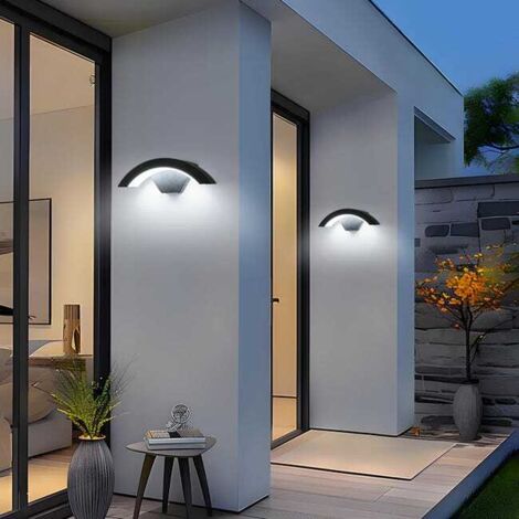 Applique Esterna LED 24W –Set 2 Lampada Giardino e Terrazzo Impermeabile (1/5)
