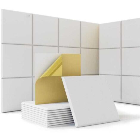 Pannelli Acustici Autoadesivi 24 Pezzi 30x30 cm – Rivestimento Fonoassorbente da Parete (1/5)