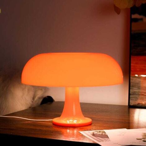 Lámpara de Mesa Hongo LED – 3 Temperaturas de Luz, USB, Decorativa de Escritorio (1/5)