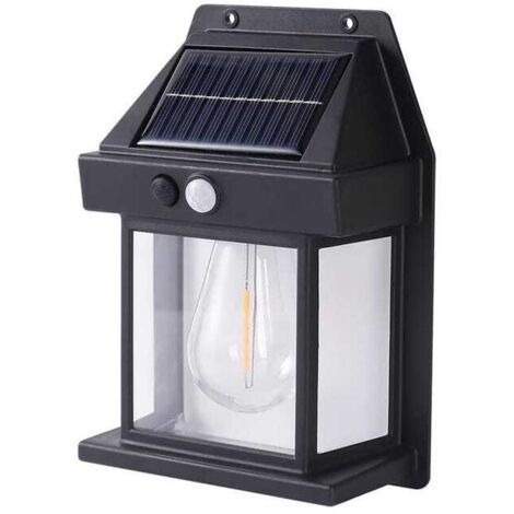 Aplique de Pared Solar con Sensor de Movimiento – 3 modos, IP65 (paquete de 1) (1/5)