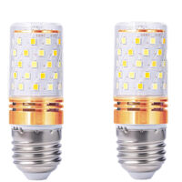 Pack 2 bombillas LED E27 – 12W – Color regulable 3000-6000K – 100 lm/W – Para lámparas de mesa y de cabecera