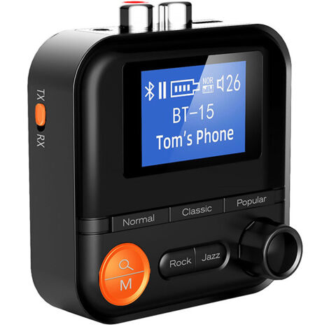 Bluetooth 5.2-Adapter fürs Auto, 2-in-1-Bluetooth-Audio-Transceiver (1/5)