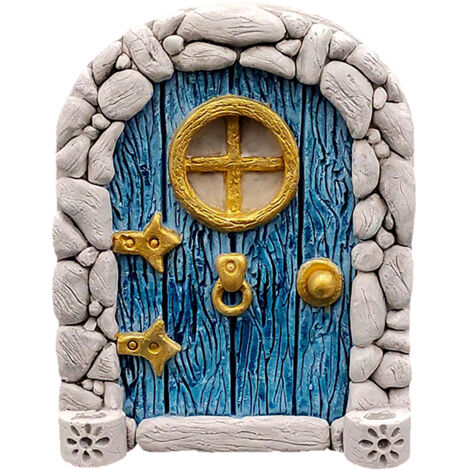 Set mit 1 funkelnden Feentür-Garten- und Hausornamenten (3er-Pack) (1/3)