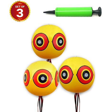 3er-Pack Vogelabwehrballons, schreckliche Augen, um b fernzuhalten (1/4)