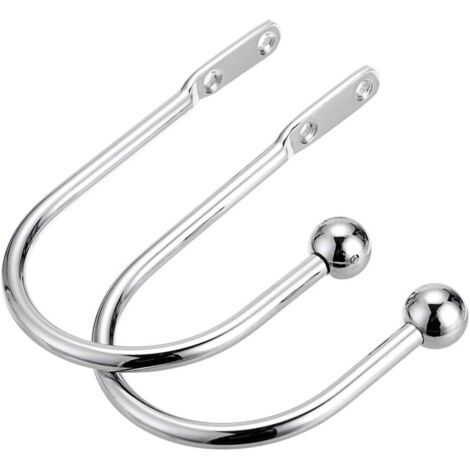 Stück dekorative Metall-Gardinenhalter zur Wandmontage (1/4)