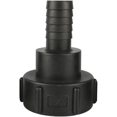 IBC-Tank-Schlauchadapter 60 mm Import-Grobgewinde auf 25 mm Gartenschlauch (1/5)