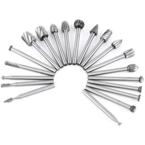 Rotationsfräser, 20 Stück, Wolframstahl HSS, Fräser für die Holzbearbeitung (1/5)