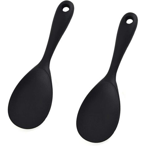 Servierlöffel, 2er-Set Reislöffel, Küchenutensil aus Silikon (1/5)