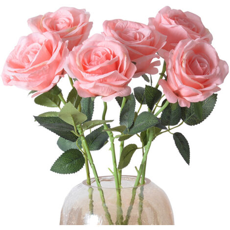10 künstliche Rosenblumen und Seidenblumen als Weihnachtsdekoration (1/4)
