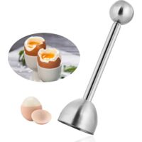 Cortahuevos, utensilio de cocina de acero inoxidable, pinza para huevos apta tanto para huevos duros como para huevos pasados por agua