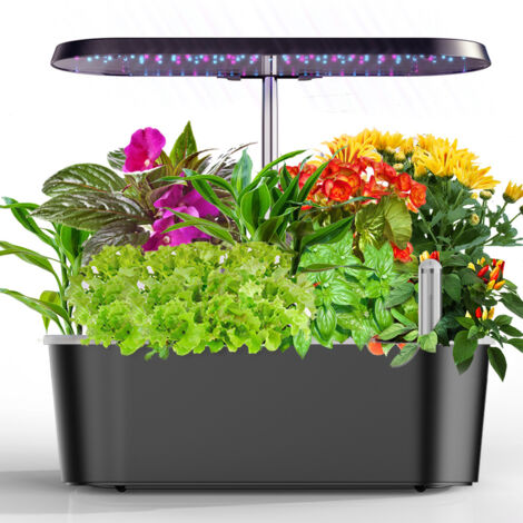 Hydroponic Growing Kit Indoor, Indoor Garden with LED Grow Light, Adjustable Height – No Soil, Clean & Easy – Ideal for Herbs, Lettuce, Strawberries