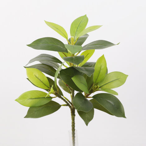 Set di 2 Piante Verdi Artificiali per Esterni – Croton Autunnale per Giardino, Cortile e Decorazione Interna – Verde (1/4)