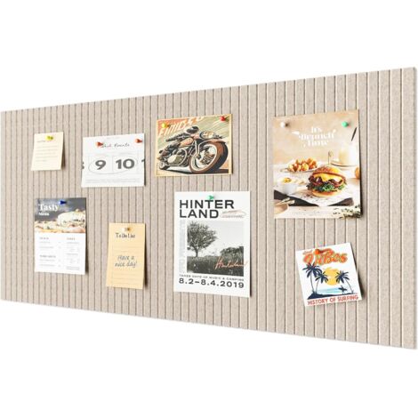 Grande Bacheca 24 × 16 Pollici, Bacheca in Feltro Pieghevole (0,35 Pollici), con Nastro Adesivo, Bacheca Visiva per Scuola, Casa, Cucina e Ufficio, Pareti – Cammello Chiaro (1/5)