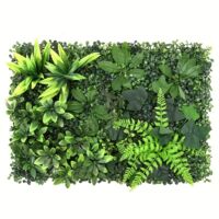 Parete di Piante Artificiali 40×60 cm – Pannelli Modulari, Interni ed Esterni, Ideale per Casa, Giardino, Ufficio, Negozio, Caffè e Matrimonio