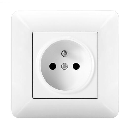 16A Steckdose Unterputz 240V – Französische Norm Wandsteckdose Weiß (1/5)