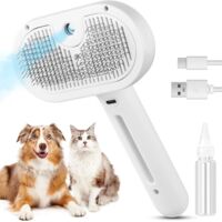 Cepillo de Vapor para Gato y Perro – Cepillo de aseo para mascotas, accesorio para el cuidado del pelaje